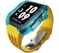SLCHJX 44 mm 45 mm 49 mm Glacier Kit di Orologio per Orologi per Orologio da Orologio , per Ultra 8 7 6 5 4 Serie SE , UOMINO Women Womes Business Watch Caso Accessori Caso