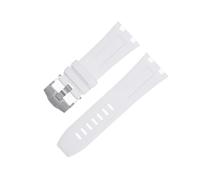 SLCHJX Accessori per bracciale in gomma morbida da fluoro da 28 mm per cinghia di orologi per cinturino AP per audemars e cinghia di piguino 15710/15703 non rilascio di qucik