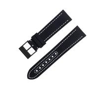 SLCHJX Banda di guardia in nylon morbida da 22 mm per Breitling Strap Avenger Navitimer Chronomat Superocean 44mm Clac Watch Band Black Blue Green