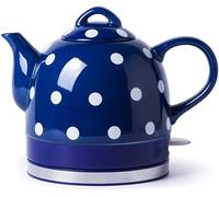 SLCHJX Bolli da Bolli, teiera per Acqua Cordless per bollitore Elettrico, brocca da 1L di teiera-recerda, Acqua da 1000w Veloce per tè, caffè, zuppa, Base Rimovibile in Farina d'avena, Potenza