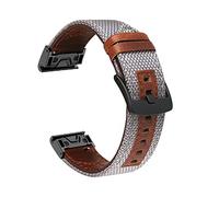 SLCHJX Bracciale cinturino in pelle 26mm da 26 mm per Fenix 7 7x 6 6x Pro 5 5x Plus Epix Smartwatch EasyFit EasyFit Band Band Bands