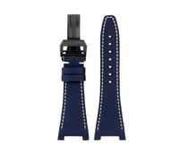 SLCHJX Bracciale da 28 mm Braccialette Nylon Genuina cinghia di pelle vera per l'ingegnere IWC IW500501 IW378507 IW322703 Canvas da maschio da maschio