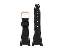 SLCHJX Bracciale da 28 mm Braccialette Nylon Genuina cinghia di pelle vera per l'ingegnere IWC IW500501 IW378507 IW322703 Canvas da maschio da maschio