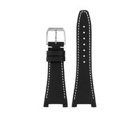 SLCHJX Bracciale da 28 mm Braccialette Nylon Genuina cinghia di pelle vera per l'ingegnere IWC IW500501 IW378507 IW322703 Canvas da maschio da maschio