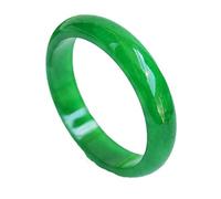 SLCHJX Bracciale da donna in giadeite naturale verde (54-56 mm), 54-56mm, A