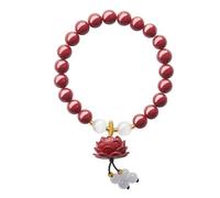 SLCHJX Bracciale Feng Shui Pixiu Cinnabar per uomini e donne Lucky Red Rope Amulet 2025 Buona Luck Charm Gift Spiritual Cinnabar per uomini e donne Energia positiva Amuleto