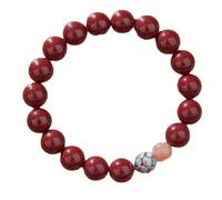 SLCHJX Bracciale Feng Shui Pixiu Cinnabar per uomini e donne Lucky Red Rope Amulet 2025 Buona Luck Charm Gift Spiritual Cinnabar per uomini e donne Energia positiva Amuleto