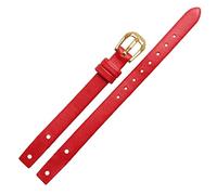 SLCHJX Canda di guardia da donna in pelle genuina per fingo d'oro di OSSIL ES4340 ES4119 ES4000 con vite 8 mm rosso nero blu bianco