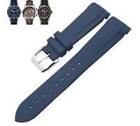 SLCHJX Canda di guardia in gomma naturale 20mm 22mm Speciale per Tudor Pelagos 1958 39mm 41mm Pin pelagos/cinturino in silicone con fibbia pieghevole