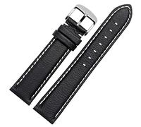 SLCHJX Canda di guardia in pelle genuina per ticwatch 2 cinghie di orologi da 20 mm per pin a rilascio rapido