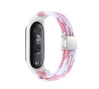 SLCHJX Cingcio intrecciato per MI Band 8 Elastic Nylon Solo Solo Gada regolabile Bracciale con fibbia magnetica per miband 8 NFC
