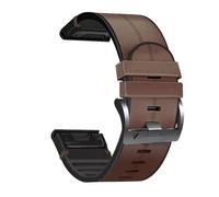 SLCHJX Cinghia da polso per orologio in pelle sport in pelle per fenix 7 7x 6x 6 pro 5x 5 più 3HR 22 mm 26 mm a rilascio rapido Corsband Correa
