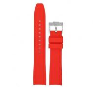 SLCHJX Cinghia di gomma estremità curva 18/19/20/22/22 mm Canda di orologio silicone universale Sport morbido Sport Impermettono la cintura del braccialetto per uomini donne