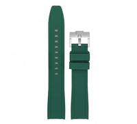 SLCHJX Cinghia di gomma estremità curva 18/19/20/22/22 mm Canda di orologio silicone universale Sport morbido Sport Impermettono la cintura del braccialetto per uomini donne