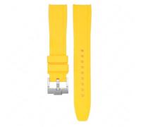 SLCHJX Cinghia di gomma estremità curva 18/19/20/22/22 mm Canda di orologio silicone universale Sport morbido Sport Impermettono la cintura del braccialetto per uomini donne