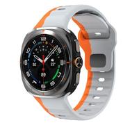SLCHJX Cinghia di silicone sportivo per orologio galaxy Ultra 47mm Soft Loop Due Color Band per Galaxy 7 Ultra No GAPS Gapsbands