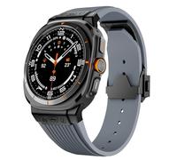 SLCHJX Cinta di silicone in silicone curvo in metallo di lusso per galassia orologio 7 ultra 47mm sport banda per il braccialetto Galaxy 7 Ultra 47mm senza spazi vuoti