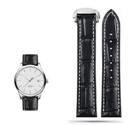 SLCHJX Cinta d'oro vera in pelle per Omega Seamaster 300 150 Speedmaster 007 AT150 Brown Man Watchband 20mm 22mm