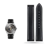 SLCHJX Cinta d'oro vera in pelle per Omega Seamaster 300 150 Speedmaster 007 AT150 Brown Man Watchband 20mm 22mm