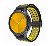 SLCHJX Cinturino in Silicone per Orologio 4/5/6 40 44mm 5 Pro 45mm Banda Fibbia Magnetica Galaxy Watch 4/6Classic 42 43MM 46 47MM Cinturini, Watch 6Classic 43 47