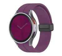 SLCHJX Cinturino in Silicone per Orologio 4/5/6 40 44mm 5 Pro 45mm Banda Fibbia Magnetica Galaxy Watch 4/6Classic 42 43MM 46 47MM Cinturini, Watch 6Classic 43 47