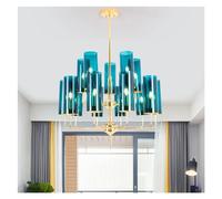 SLCHJX Cucina lampadario a LED Lampada a Sospensione da casa per casa Isola Compatibile con l'illuminazione delle sospensioni del Ristorante Elegante - Lustre di Vetro di Design, Luce a Sospensione