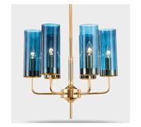 SLCHJX Cucina lampadario a LED Lampada a Sospensione da casa per casa Isola Compatibile con l'illuminazione delle sospensioni del Ristorante Elegante - Lustre di Vetro di Design, Luce a Sospensione