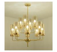 SLCHJX Cucina lampadario a LED Lampada a Sospensione da casa per casa Isola Compatibile con l'illuminazione delle sospensioni del Ristorante Elegante - Lustre di Vetro di Design, Luce a Sospensione