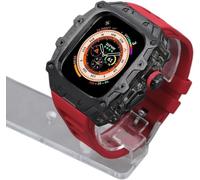 SLCHJX Custodia in lega in stile RM Kit MOD FEGHEL TRANSPRENT ， per Ultra 2 49mm ， Accessori per orologi in gomma Accessori Men Metal Pc Watch Cover ， per ES Ultra 2 49mm orologio fai da te