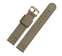 SLCHJX Denim Canvas Watchband per cinturino sportivo per outdoor da bracciale marchio 18mm 20mm 22mm