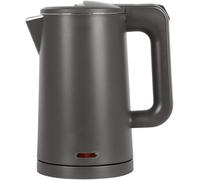 SLCHJX Faili, bollitore in Acciaio Inossidabile, 0,8L 1000W ebollizione Rapida, Doppia antiscatta, Leggera Leggera a LED a Base di Base a 360 °, Protezione da combustione a Secco/Grigio Elegante