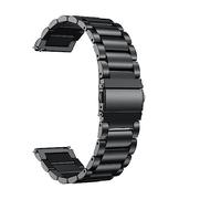 SLCHJX Fanda in acciaio inossidabile in metallo per vivo 3 4 forerunner 645/245m cinturino per cinghia di cinghia per Venu Sq/2 Plus 2Plus