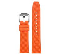 SLCHJX Fascia d'oro in gomma 20m 22 mm a rilascio rapido orologio da orologio da uomo di guardia