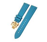 SLCHJX FKM Watchband 19mm 20mm 21mm 22mm per Vacheron Costantin colorato colorato in gomma a fluoro in gomma Flima