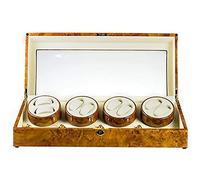 SLCHJX Guarda Gli avvolgitori per la Scatola Automatica da 8 Orologi per Orologi Automatici Worsed Box Orologi silenziosi per Gli Orologi degli avvolgitori