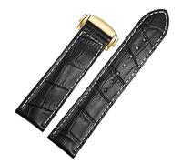 SLCHJX Guida fascia di orologio in pelle per oris glassata con fibbia pieghevole catena di orologio da 20 mm da 22 mm