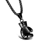 SLCHJX Hip Hop Hop Personaliszed Neckace Retro Fitness Boxing guanti in acciaio inossidabile per festività per festività di lusso di lusso di lusso