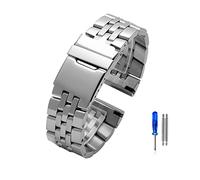 SLCHJX Il braccialetto è adatto per gli uomini super oceanici in acciaio inossidabile e sottile fascia d'acciaio 22 mm 24 mm