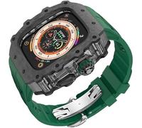 SLCHJX Kit MOD CASA MOD di orologi in fibra di carbonio , per ultra 2 49 mm , cinghia di orologio di lusso+custodia per orologio in fibra di carbonio , per la serie 9/8/7/6/5/4/SE 45mm 44mm Accessori