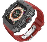 SLCHJX Kit MOD CASA MOD di orologi in fibra di carbonio , per ultra 2 49 mm , cinghia di orologio di lusso+custodia per orologio in fibra di carbonio , per la serie 9/8/7/6/5/4/SE 45mm 44mm Accessori