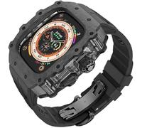 SLCHJX Kit MOD CASA MOD di orologi in fibra di carbonio , per ultra 2 49 mm , cinghia di orologio di lusso+custodia per orologio in fibra di carbonio , per la serie 9/8/7/6/5/4/SE 45mm 44mm Accessori