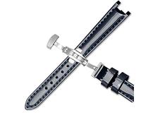 SLCHJX Mucca vera pelle di guardia in pelle per 1853 T094210 Women Watch Cingle Bracciale 12mm con chiusura a farfalla Stee inossidabile