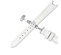 SLCHJX Mucca vera pelle di guardia in pelle per 1853 T094210 Women Watch Cingle Bracciale 12mm con chiusura a farfalla Stee inossidabile