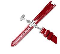 SLCHJX Mucca vera pelle di guardia in pelle per 1853 T094210 Women Watch Cingle Bracciale 12mm con chiusura a farfalla Stee inossidabile