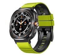 SLCHJX Nessun cinturino in silicone per Galaxy Watch 7 Ultra 47mm Bracciale a banda ad anello per Galaxy Watch Ultra Quick Blavband