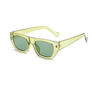SLCHJX Occhiali da Sole a Cornice di Moda Quadrati di Moda Color Gocce da Sole Anti-UV
