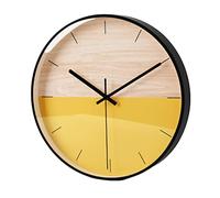 SLCHJX Orologio da Parete Silenzioso Non Ticking Orologi a Parete Rotondo Facili da Leggere per uffici/Aula/Orologio Non ticchettio