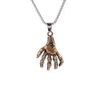 SLCHJX Pendant Vintage Necklace Chain Hand Skeleton Man Woman Choker Gioielli Skull Collana Lunga Dichiarazione di Moda Femminile sul Collo