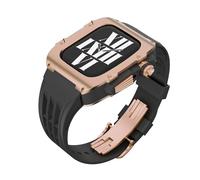 SLCHJX Per banda 9 8 7 kit di modifica di lusso serie 45mm serie 45mm ， Case in lega di titanio a cinghia di orologio fluororubber ， per SE 6 5 4 kit mod fai -da -te