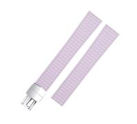 SLCHJX Per cinghia di patek per Philippe Aquanaut 5067A-001 Bracciale a cinghia da 19mm fluororubber morbido fkm watch watch banda accessori